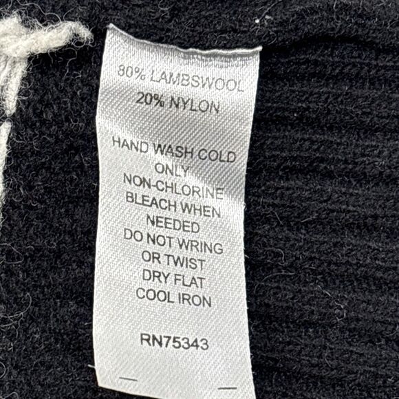 Cambridge Dry Goods Nordic Fair Isle Lambswool Duster Cardigan  Size M Vintage - Picture 7 of 11